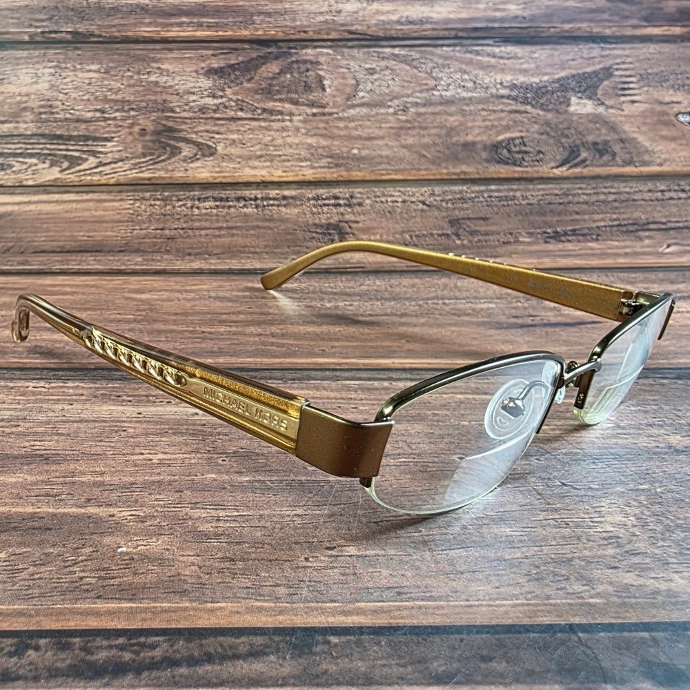 Michael Kors MK419 Gold Rimless Eyeglasses 52-17-135 FRAMES ONLY